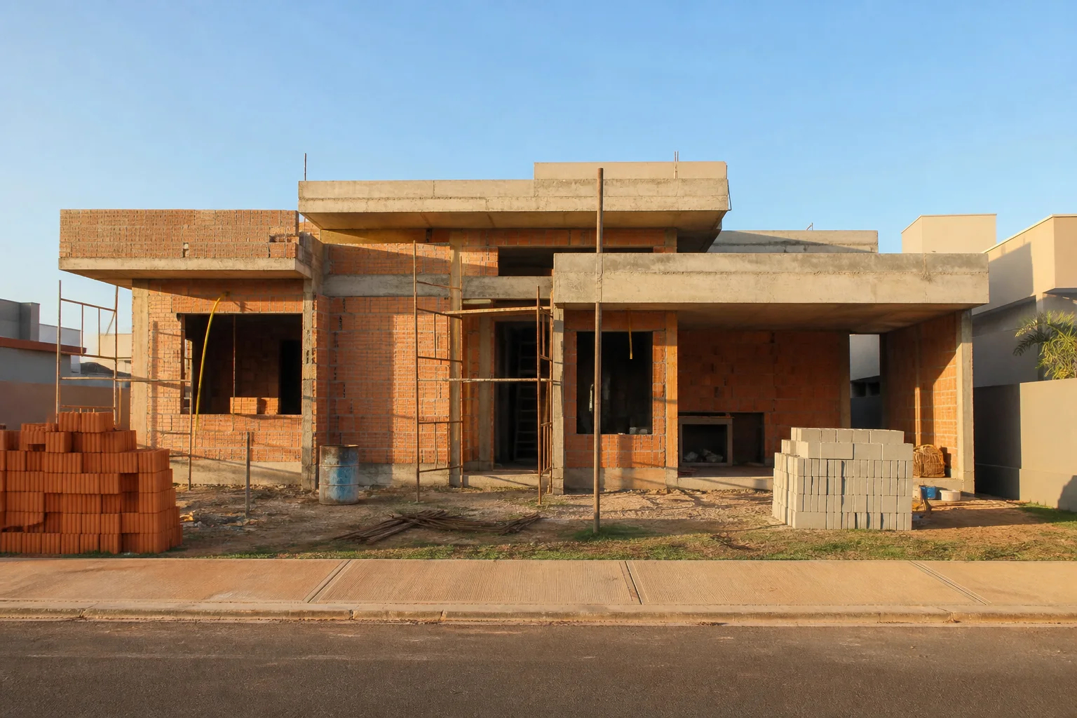 Casa em construção